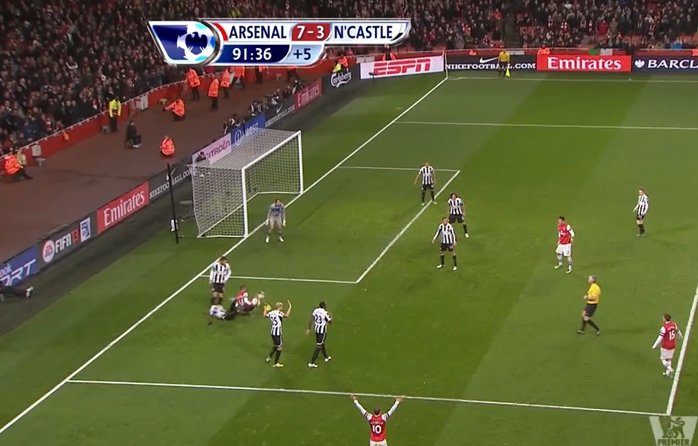 Theo Walcott, Hattrick, Arsenal